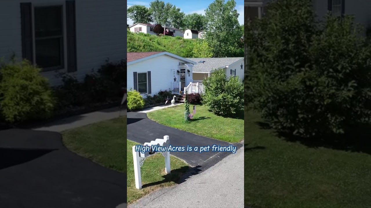 High View Acres, a 55 + community in a pristine location! #affordableliving #pennsylvaniahomes