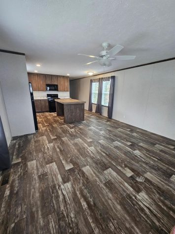 Living room to kitchen